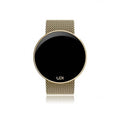 UPWATCH ROUND STEEL GOLD