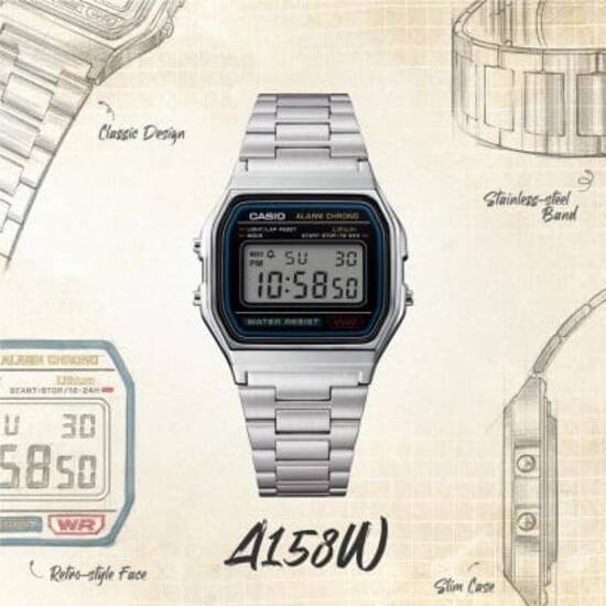 CASIO A158WA-1DF