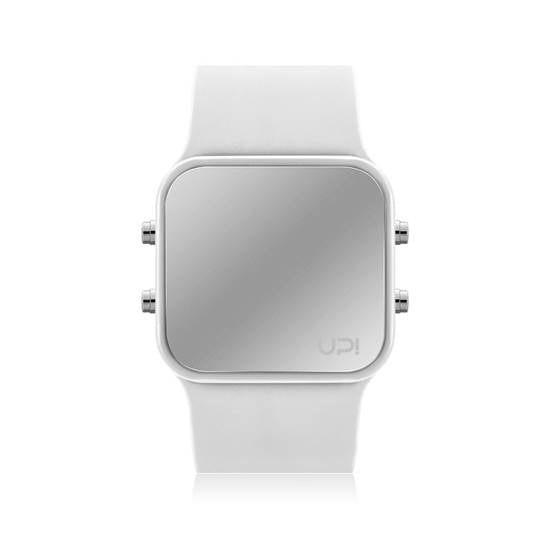 UPWATCH GO WHITE AND  WHITE STRAP