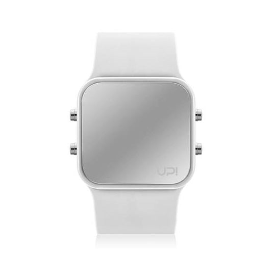 UPWATCH GO WHITE AND  WHITE STRAP