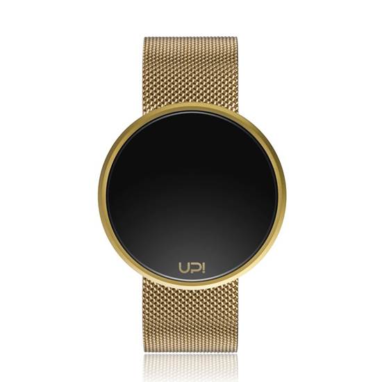 UPWATCH ROUND STEEL GOLD