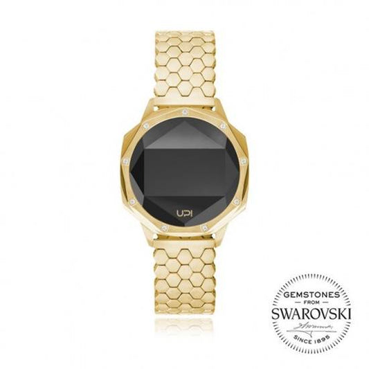 UPWATCH ICONIC GOLD NINE SET WITH SWAROVSKI® TOPAZ