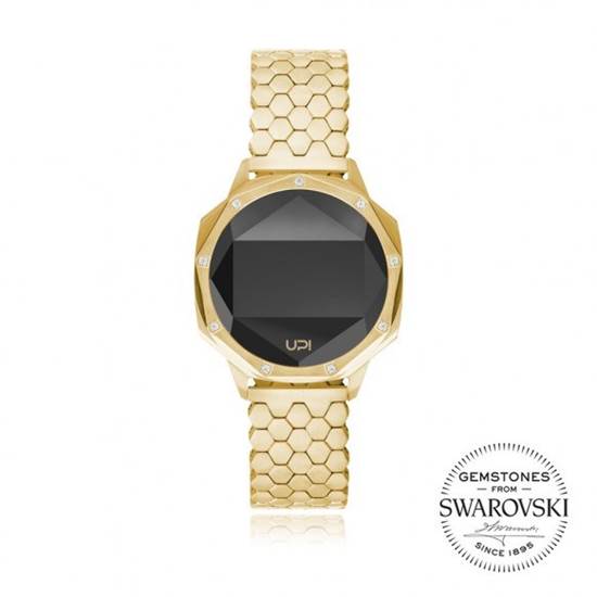 UPWATCH ICONIC GOLD NINE SET WITH SWAROVSKI® TOPAZ