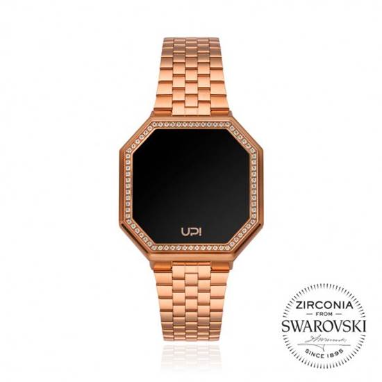 UPWATCH EDGE MINI SWAN MATTE ROSE GOLD