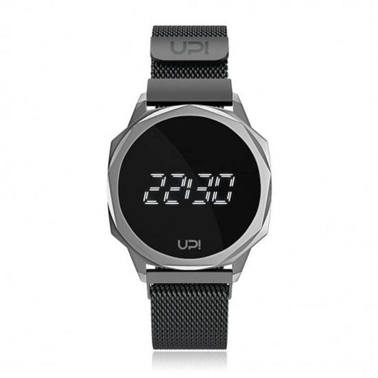 UPWATCH ICON SILVER&BLACK LOOP BAND