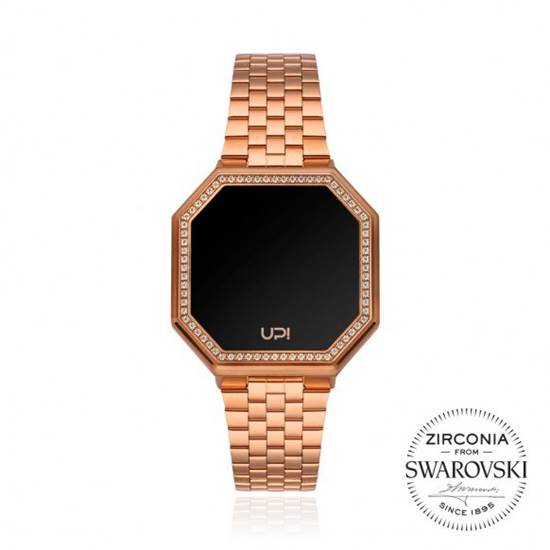 UPWATCH EDGE MINI SWAN MATTE ROSE GOLD