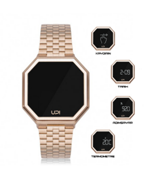 UPWATCH EDGE MATTE ROSE GOLD +