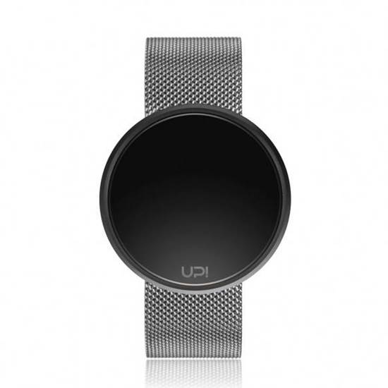 UPWATCH ROUND STEEL BLACK&SILVER TWO TONE