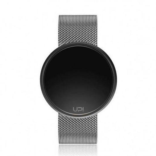 UPWATCH ROUND STEEL BLACK&SILVER TWO TONE