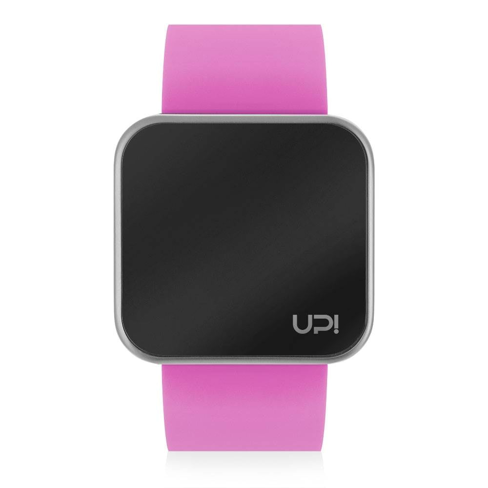 UPWATCH TOUCH MATTE SILVER&NPINK
